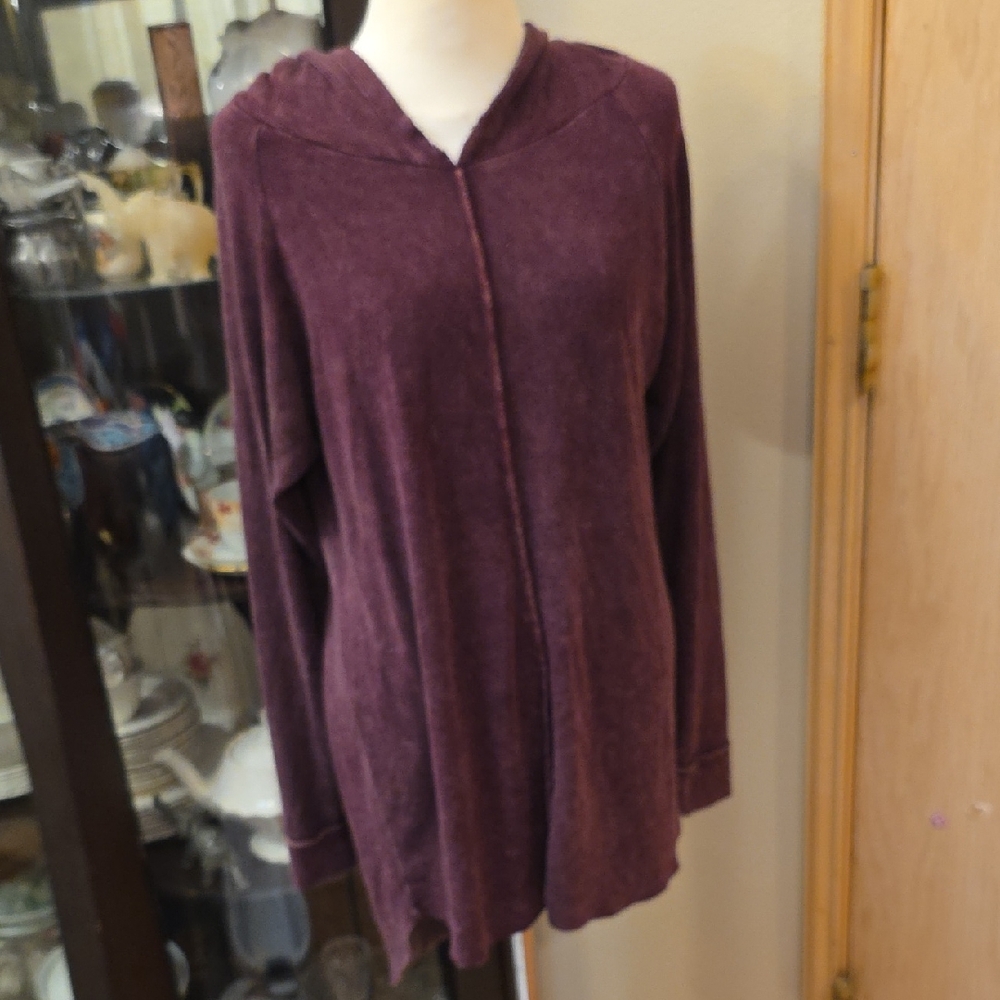 Women's Purple Hooded Sweatshirt